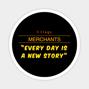 5 Flags Merchants Quote Magnet